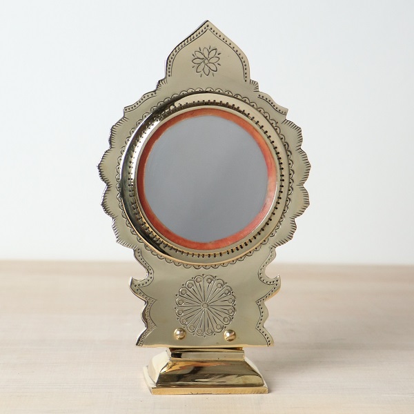 AKP17 (Fixed Stand) - Aranmula Kannadi (Aranmula Metal Mirror)